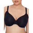 thumbnail image 1 of Women's Vanity Fair 76267 Beauty Back Side Smoother Full Figure Bra (Midnight Black 36D), 1 of 3