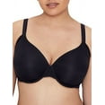 thumbnail image 1 of Women's Vanity Fair 76267 Beauty Back Side Smoother Full Figure Bra (Midnight Black 42C), 1 of 3