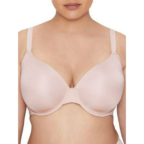 Women's Vanity Fair 76267 Beauty Back Side Smoother Full Figure Bra (Sheer Quartz 40DDD)