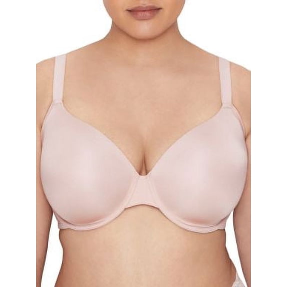 Women's Vanity Fair 76267 Beauty Back Side Smoother Full Figure Bra (Sheer Quartz 42C)