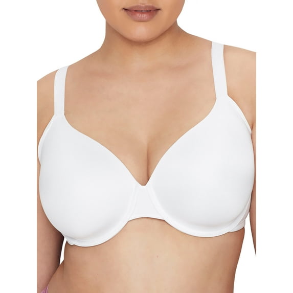 Women's Vanity Fair 76267 Beauty Back Side Smoother Full Figure Bra (Star White 36DD)