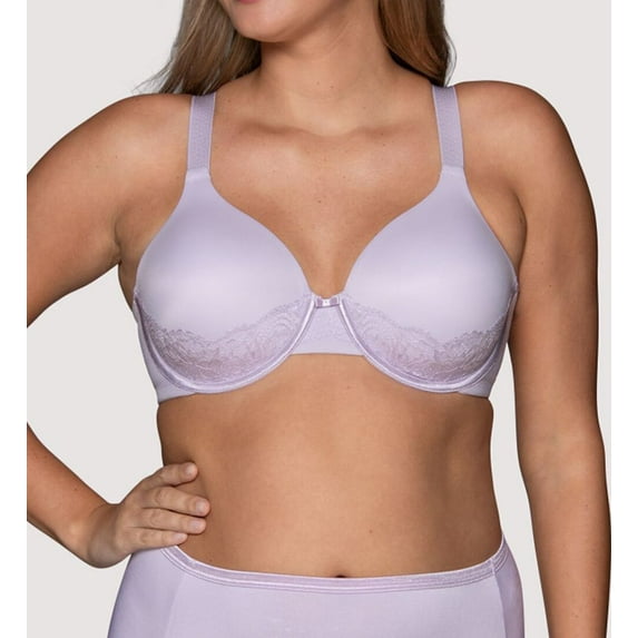Women's Vanity Fair 76382 Beauty Back Lace Full Figure Underwire Bra (Gentle Lavender 40D)
