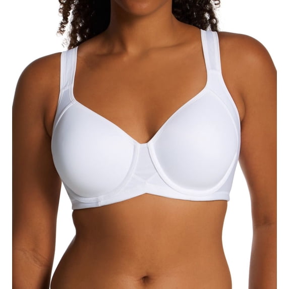 Women's Vanity Fair 78500 Medium Impact Underwire Sports Bra (Star White 42C)