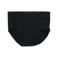 thumbnail image 1 of Women's Vanity Fair Lingerie® Effortless™ Brief Panty 13276 Color: Midnight Black Size: 9, 1 of 5