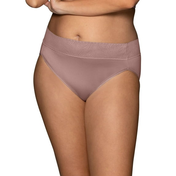 Women's Vanity Fair® Effortless™ Hi-Cut Panty 13275 Color: Baked Blush Size: 6