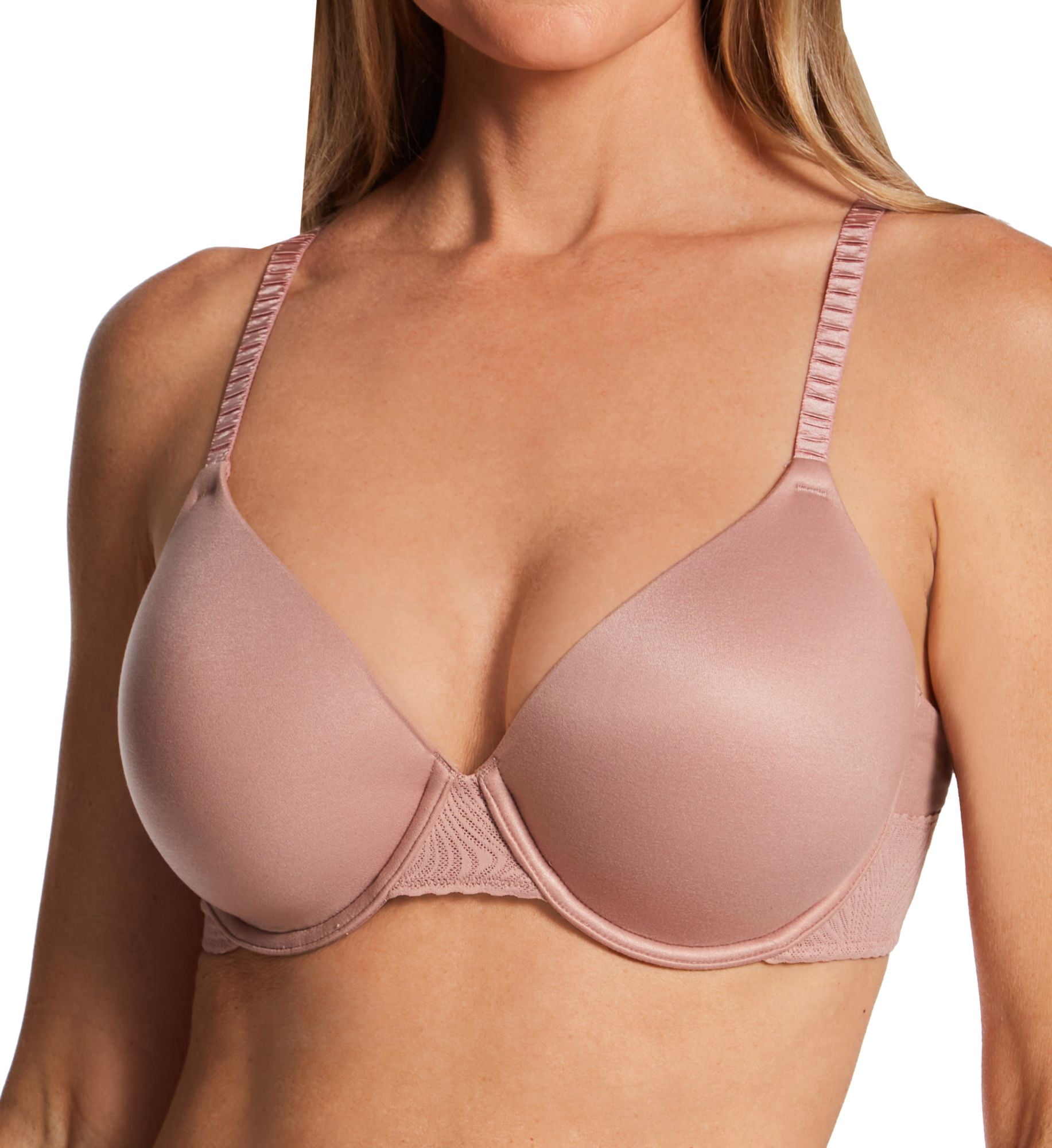 Women's Vanity Fair 78165 Effortless Comfortable Support Underwire Bra (BAKED BLUSH LACE 40D)