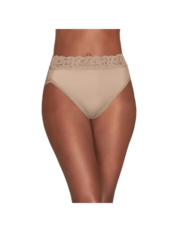 Women's Underwear, Flattering Lace Hi-Cut Brief Panties, Sizes M - 2XL