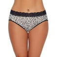thumbnail image 1 of Women's Vanity Fair® Flattering Lace Hi-Cut Panty 13280 Color: Leopard Print Size: 7, 1 of 4