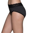 thumbnail image 1 of Women's Vanity Fair® Flattering Lace Hi-Cut Panty 13280 Color: Premiere Dot Print Size: 8, 1 of 4