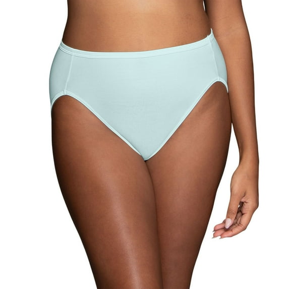 Women's Vanity Fair Lingerie® Illumination Hi-Cut Brief Panty 13108 Color: Talisman Blue Size: 6
