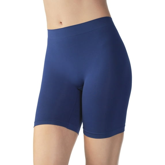 Women's Vassarette 12674 Comfortably Smooth Slip Short (Admiral Navy S)