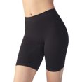 thumbnail image 1 of Women's Vassarette 12674 Comfortably Smooth Slip Short (Black Sable M), 1 of 3