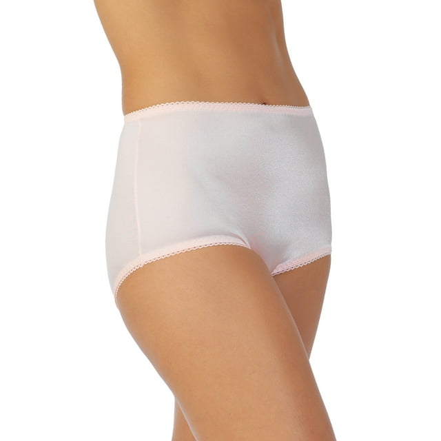 Women's Vassarette 40001 Undershapers Smoothing & Shaping Brief Panty (Blush XL)