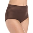 thumbnail image 1 of Women's Vassarette 40001 Undershapers Smoothing & Shaping Brief Panty (Chocolate Kiss XL), 1 of 4