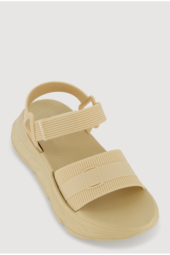 Women's Velcro Ankle Strap Platform Sandals