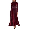 thumbnail image 1 of Elegant Wrapped Maxi Dress With Waist And Pleated Detail For Casual Everyday Wear Flowy Elegant Gowns, 1 of 7