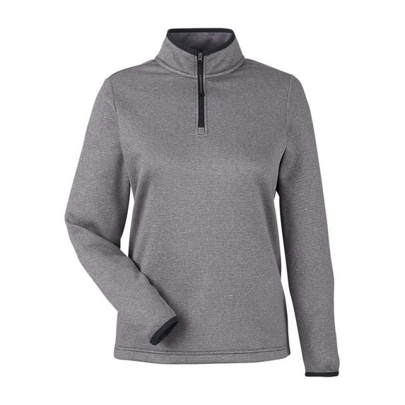 Women's Venture Heathered Stripe Quarter-Zip Pullover