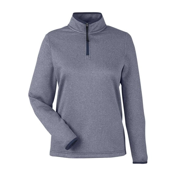 Women's Venture Heathered Stripe Quarter-Zip Pullover