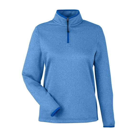 Women's Venture Heathered Stripe Quarter-Zip Pullover