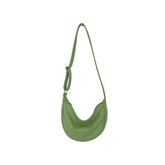 Women's Versatile High-End Soft Leather Dumpling Bag Shoulder Bag Crossbody Bag for Student Class Use