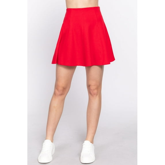 Women's Versatile Ponte Mini Skater Skirt