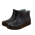 thumbnail image 1 of Women's Versatile Slip On Round Toe Waterproof Comfortable Short Rain Boots, 1 of 9