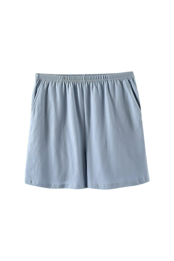 Women's Versatile Wide Leg Shorts Summer Fashion Solid Color Short Casual Loose Fit Wide Leg Comfy Sports Shorts