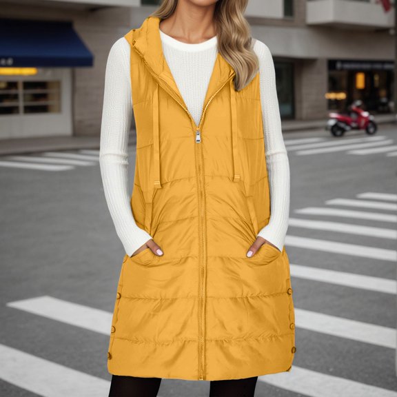 Women's Vest Puffer Vest Full Zip Sleeveless Vest Lightweight Vests Fall Clothes Trendy Clothes for Women