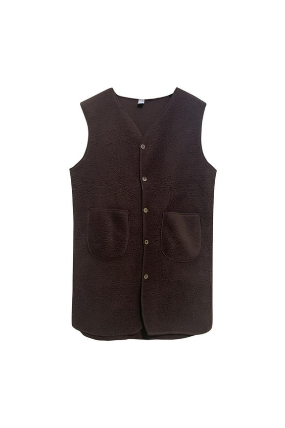 Women's Vest Warm Thick Pullover Jacket Cozy Layering Outerwear For Cold Weather Winter Casual Comfortable Soft