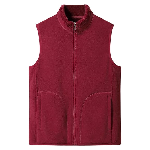 Women's Vest Womens Vest Zipper Sleeveless Fuzzy Women Winter Vest Womens Vests Outerwear