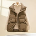 thumbnail image 1 of Women's Vests Womens Puffy Vest Full Zip Sleeveless Vest Lightweight Vests Fall Clothes Vest Women, 1 of 4