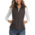 thumbnail image 1 of Women's Vests Zip up Quilted Padded Lightweight Vest for Women, 1 of 6