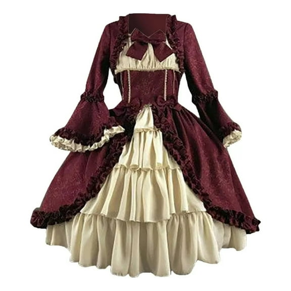 Women's Victorian Ball Gown Renaissance Court Dress