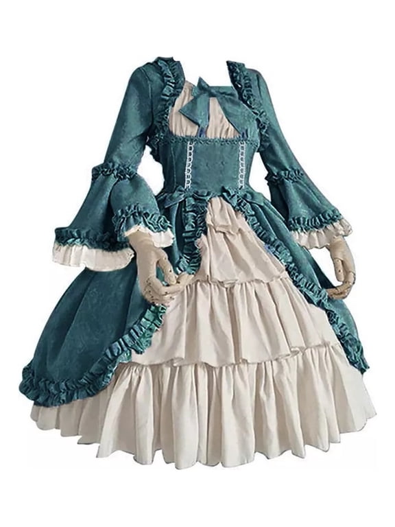 Women's Victorian Ball Gown Renaissance Court Dress