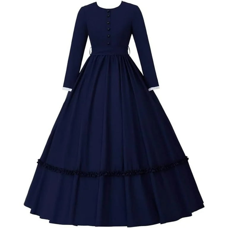 Women's Victorian Civil War Dress Costume Vintage Reenactment
