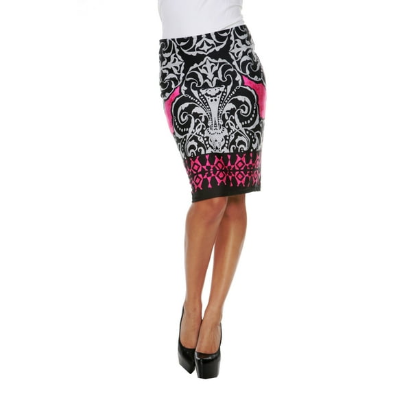 Women's Victorian Printed Pencil Skirt
