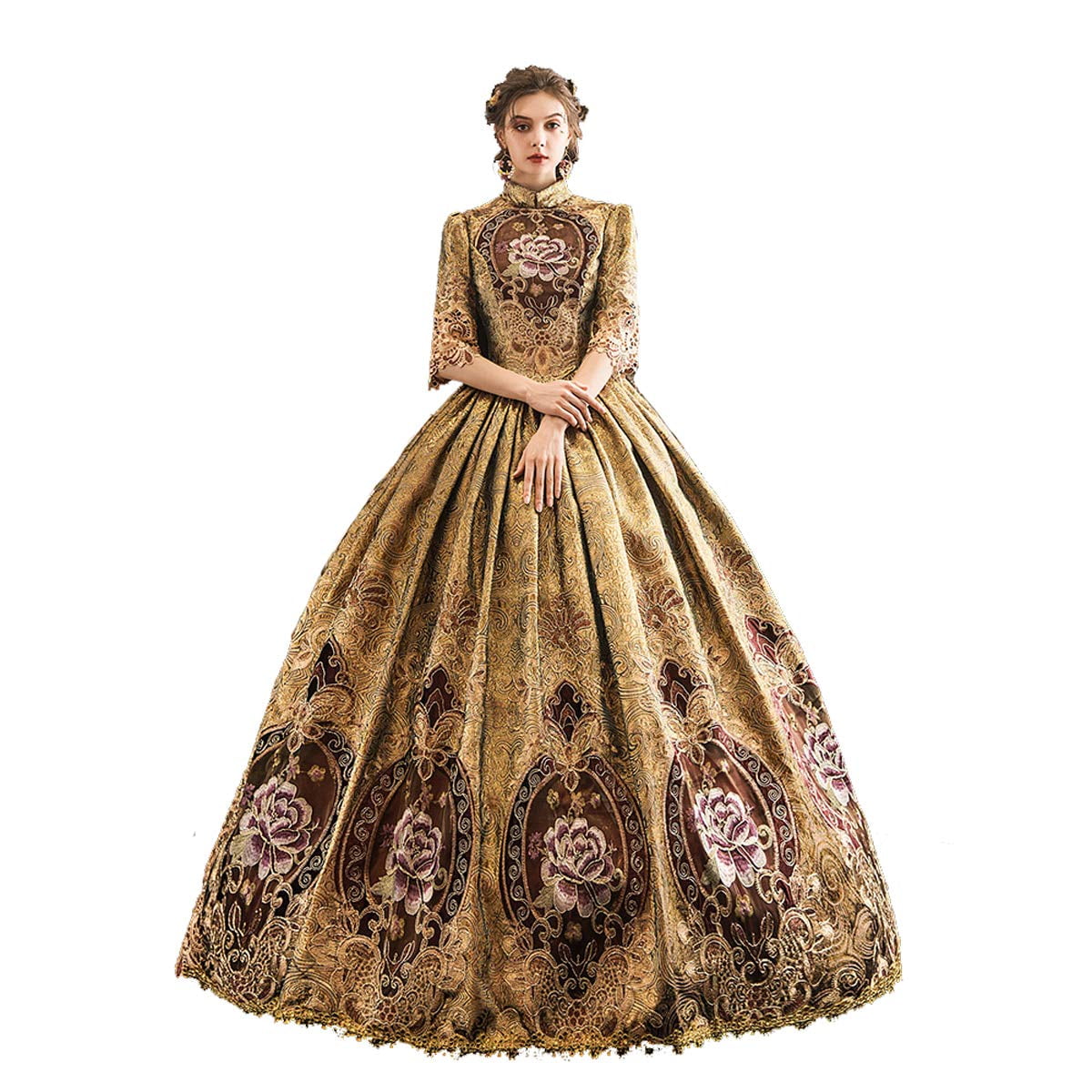 Women's Victorian Rococo Dress Inspiration Maiden Costume-XL - Walmart.com