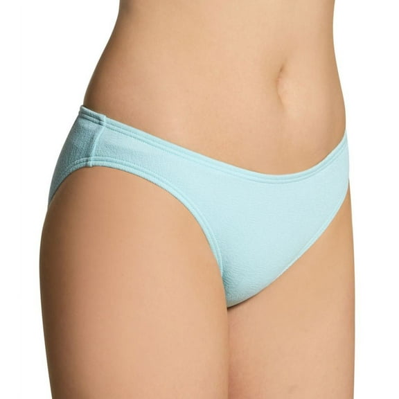Women's Vince Camuto V85523 Marea Texture Classic Bikini Swim Bottom (Coastal Blue M)
