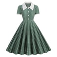 thumbnail image 1 of Summer Savings Clearance!Women's Vintage 1950s Dress Retro Polka Dot 50s 60s Halter Dress Hepburn Cocktail Swing Party Dresses Gowns, 1 of 6