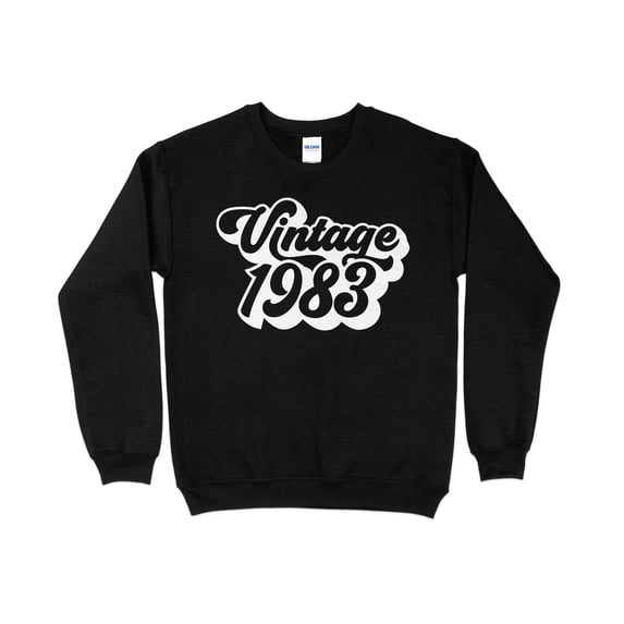 Women's Vintage 1983 Retro Sweatshirt, 40th Birthday Shirt