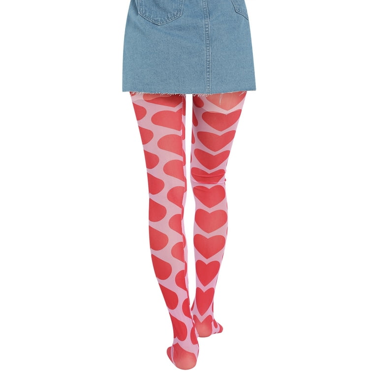 Furchin Y2K 60Dカラフルアートタイツ Women's Vintage 90s Printed Funky Tights,Tie Dye Mesh