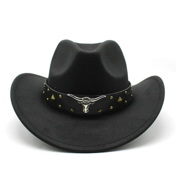 Women's Vintage Curved-Brim Jazz Hat | Suede Material, Embodies Western Flair and British Elegance,Black,One Size