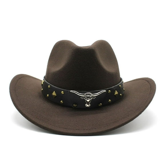 Women's Vintage Curved-Brim Jazz Hat | Suede Material, Embodies Western Flair and British Elegance,Coffee,One Size