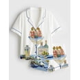 thumbnail image 1 of Women’s Vintage Dirty Martini Satin Pajama Set, Retro Cocktail Print Sleepwear, Cute Lounge PJs Gift for Her, 1 of 4