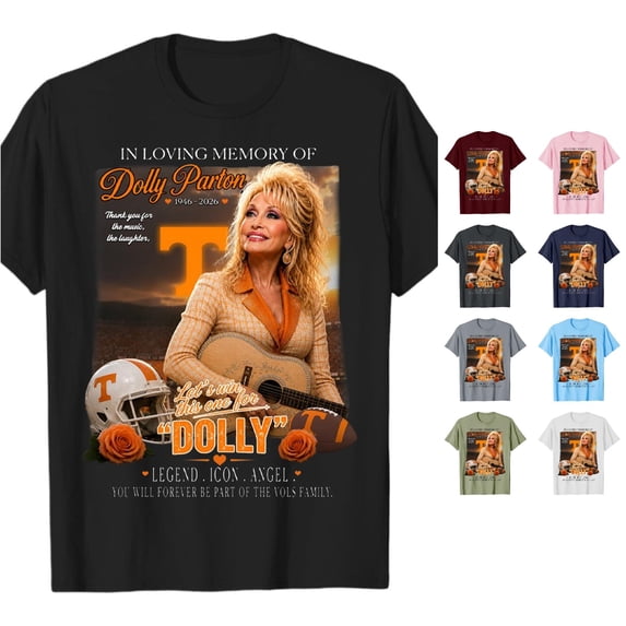 Women's Vintage Dolly Shirt Parton Memorial T-Shirt Country Music Legend Graphic Tee Shirt Casual T Shirts Short Sleeve Crewneck Tops,XXL