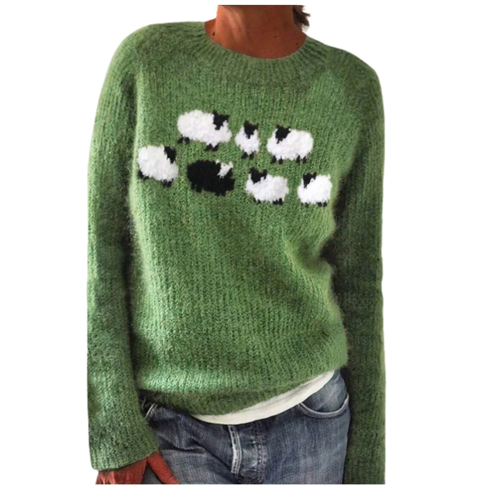 FAIR SLE STRIPED OVERSIZE SWEATER