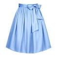 thumbnail image 1 of Women's Vintage High Waist Midi Skirt Oktoberfest Skirts (Blue M), 1 of 2