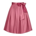 thumbnail image 1 of Women's Vintage High Waist Midi Skirt Oktoberfest Skirts (Hot Pink L), 1 of 2