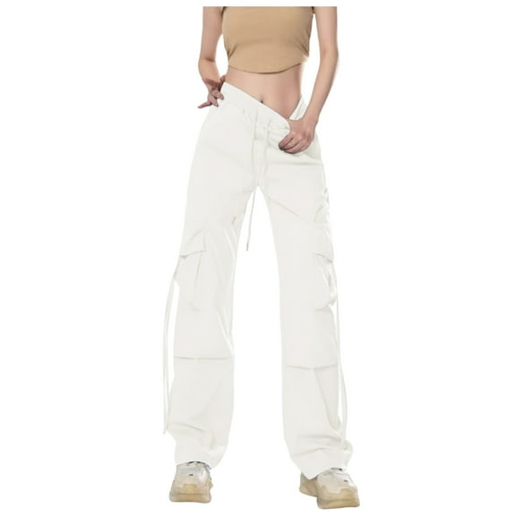 Women's Vintage High Waist Wide Leg Overalls - Elastic Back, Solid Color, Casual Floor Length