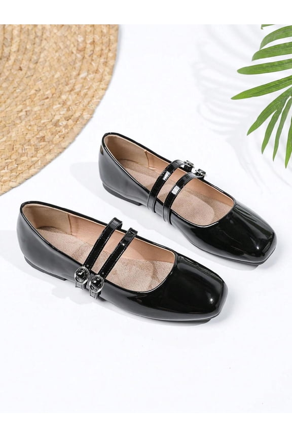 Women's Vintage Mary Jane Flats Double Strap All Seasons 2026